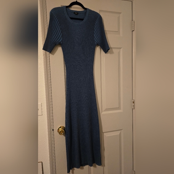 #132 Rails Genesis Dress NWOT Midi Ribbed Cut Out Back - Picture 12 of 13